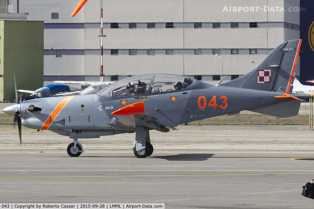 043, PZL-Okecie PZL-130TC-1 Turbo Orlik C/N 04980043, Malta International Airshow 2015