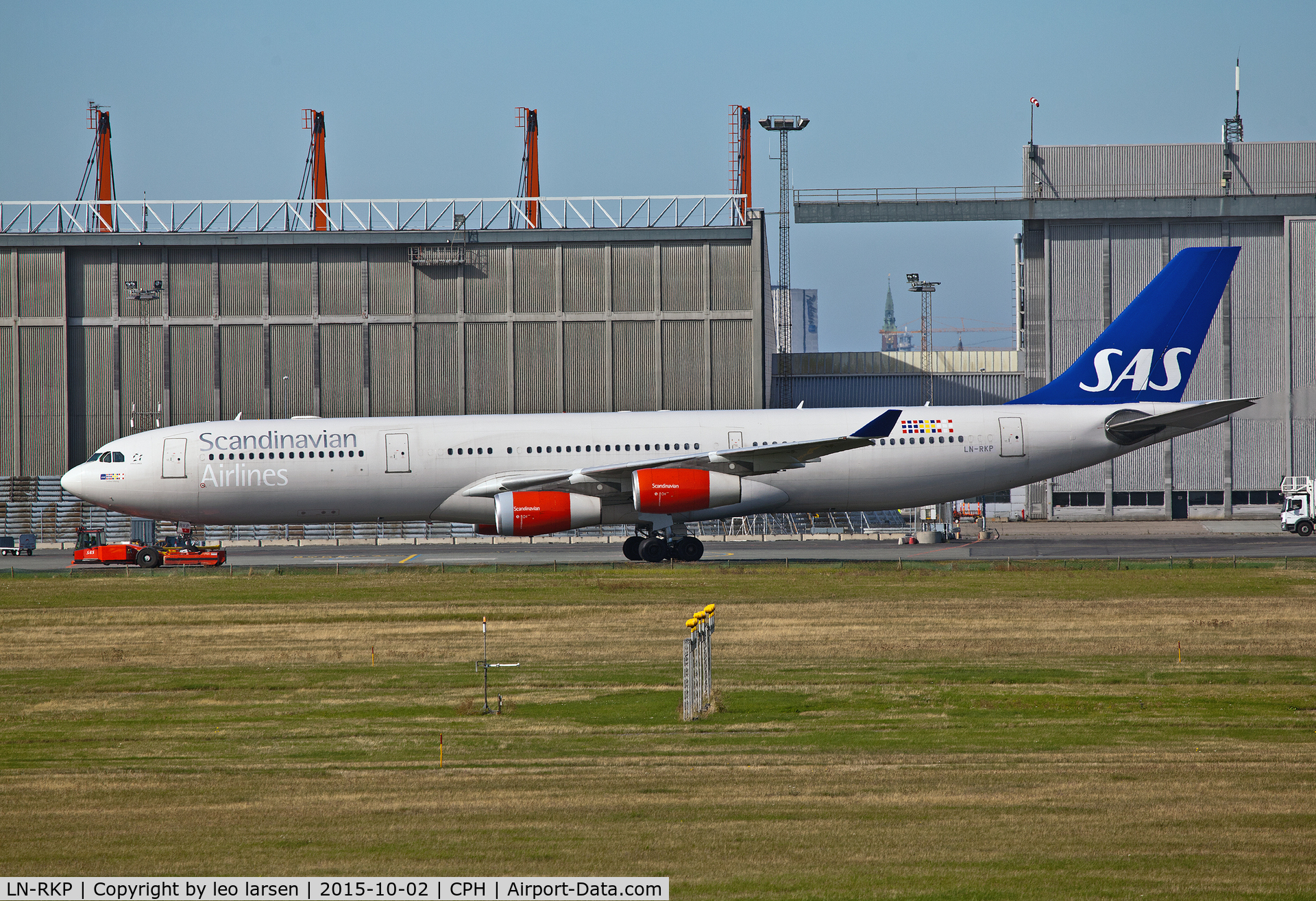 LN-RKP, 1997 Airbus A340-313X C/N 167, Copenhagen 2.10.15