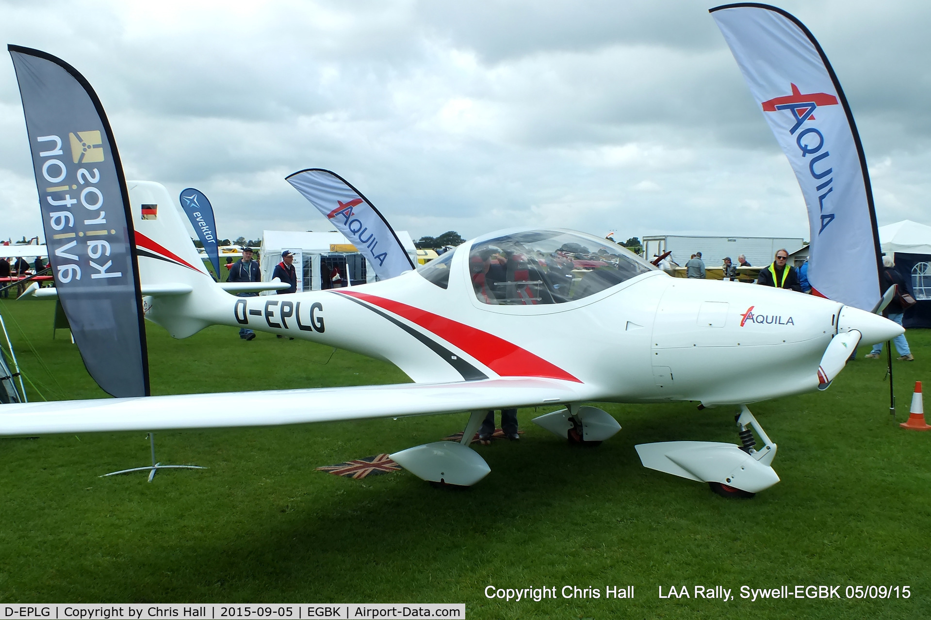D-EPLG, 2014 Aquila A211 C/N AT01-100C-315, at the LAA Rally 2015, Sywell