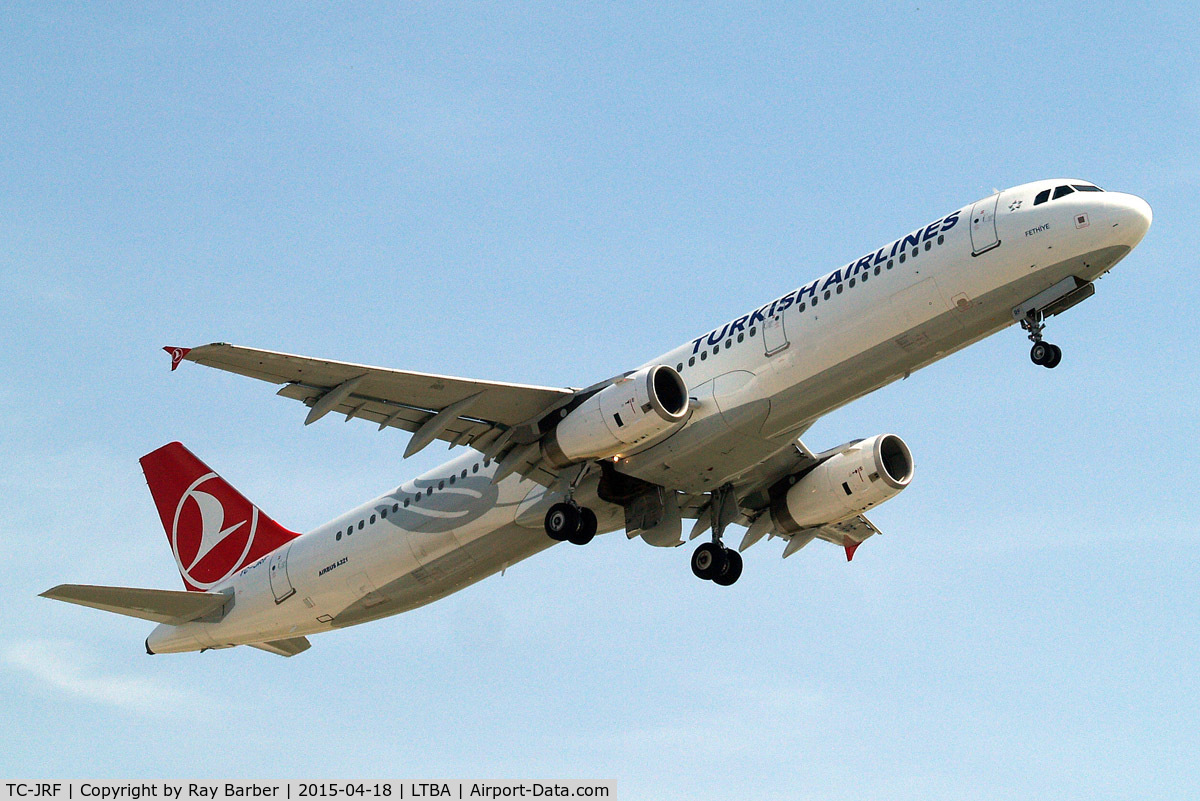 TC-JRF, 2007 Airbus A321-231 C/N 3207, Airbus A321-231 [3207] (THY Turkish Airlines) Istanbul-Ataturk~TC 18/04/2015