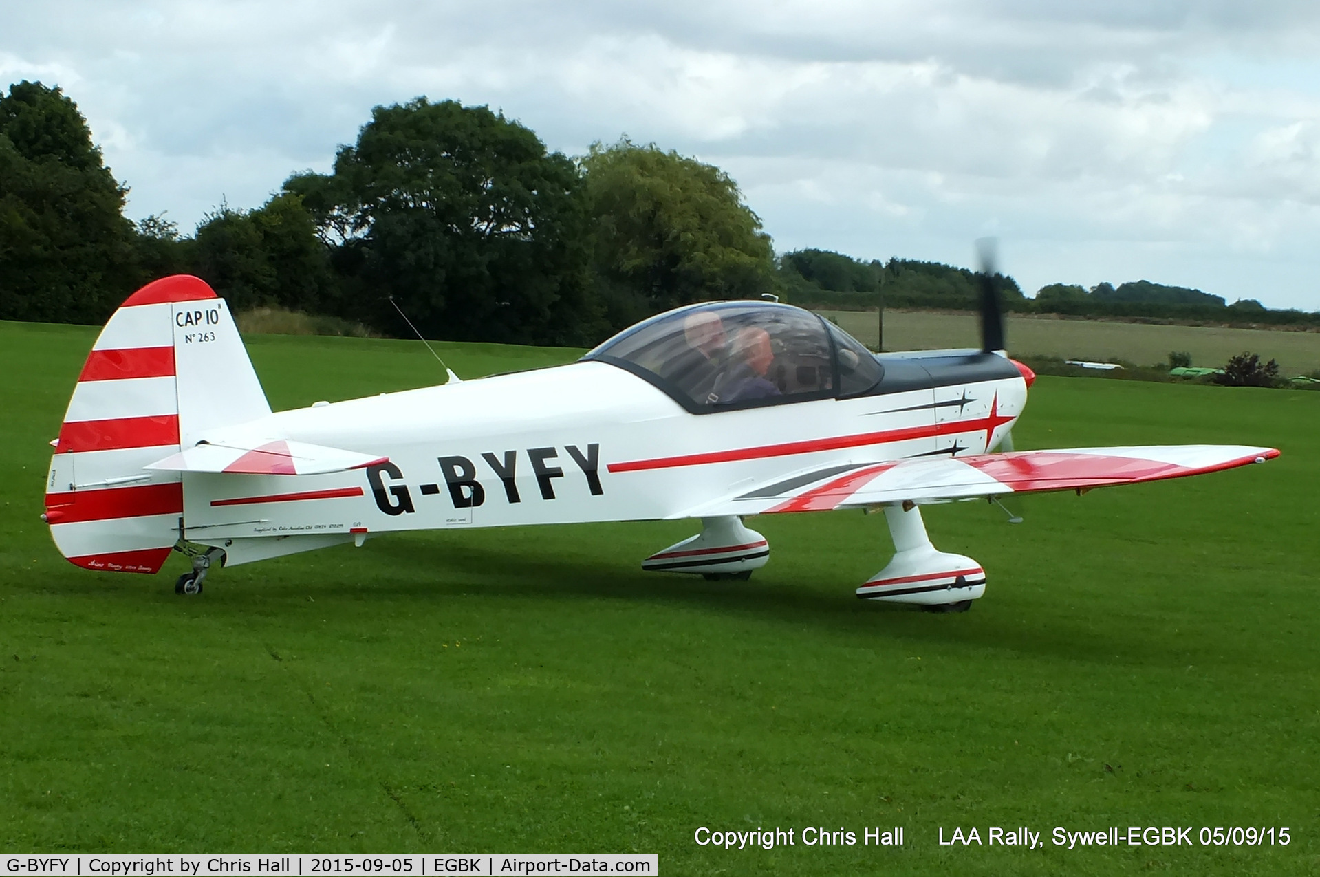 G-BYFY, 1992 Mudry CAP-10B C/N 263, at the LAA Rally 2015, Sywell