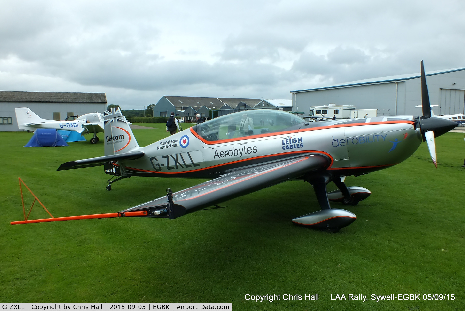G-ZXLL, 2011 Extra EA-300L C/N 1319, at the LAA Rally 2015, Sywell