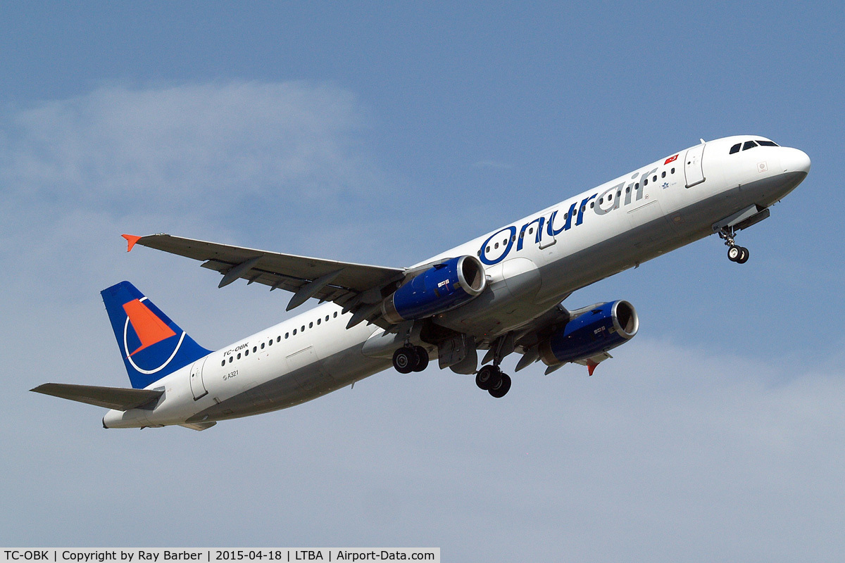 TC-OBK, 1998 Airbus A321-231 C/N 792, Airbus A321-231 [0792] (Onur Air) Istanbul-Ataturk~TC 18/04/2015