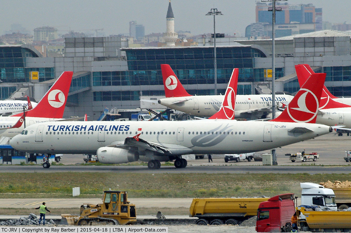 TC-JRV, 2012 Airbus A321-231 C/N 5077, Airbus A321-231 [5077] (THY Turkish Airlines) Istanbul-Ataturk~TC 18/04/2015