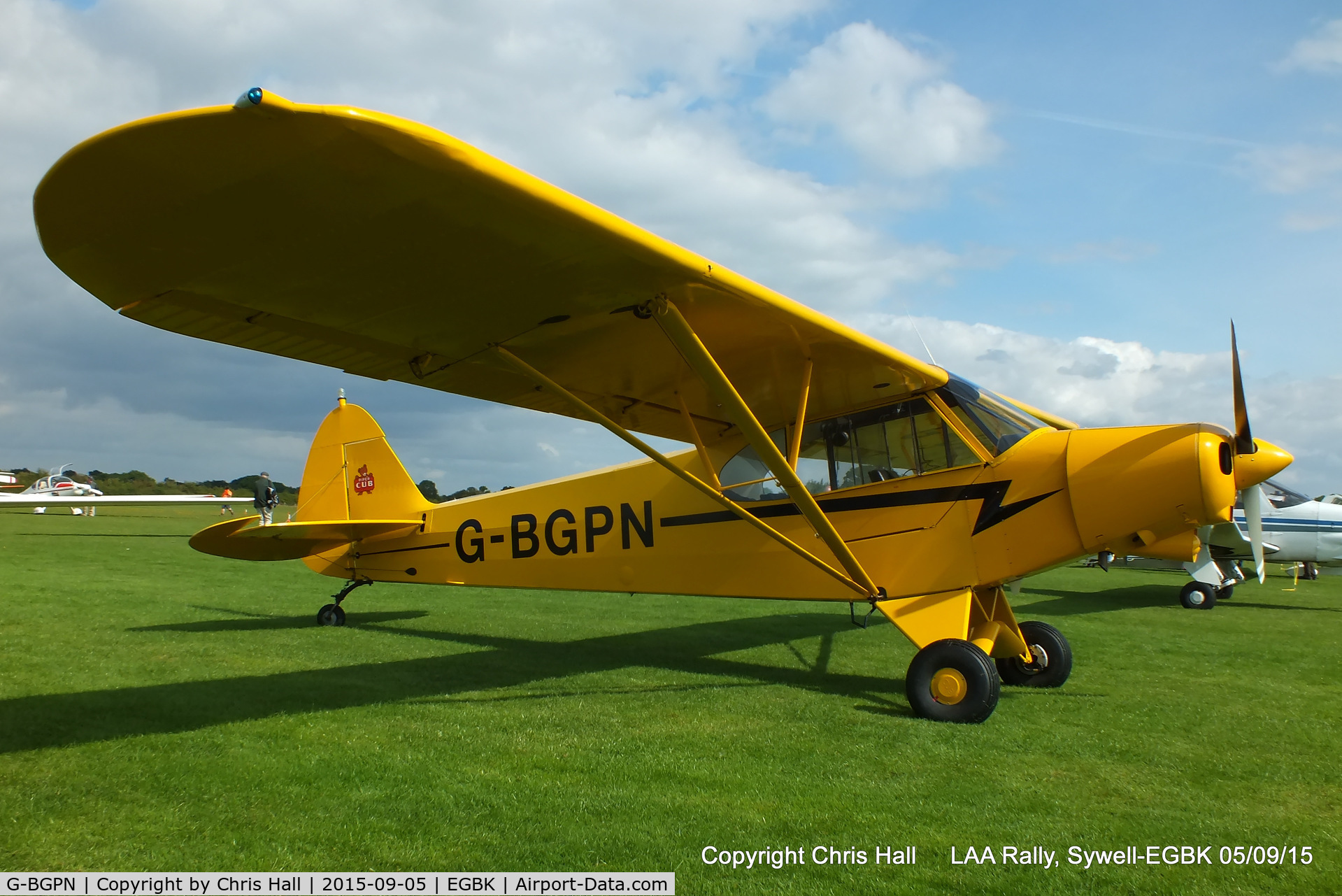 G-BGPN, 1978 Piper PA-18-150 Super Cub C/N 18-7909044, at the LAA Rally 2015, Sywell
