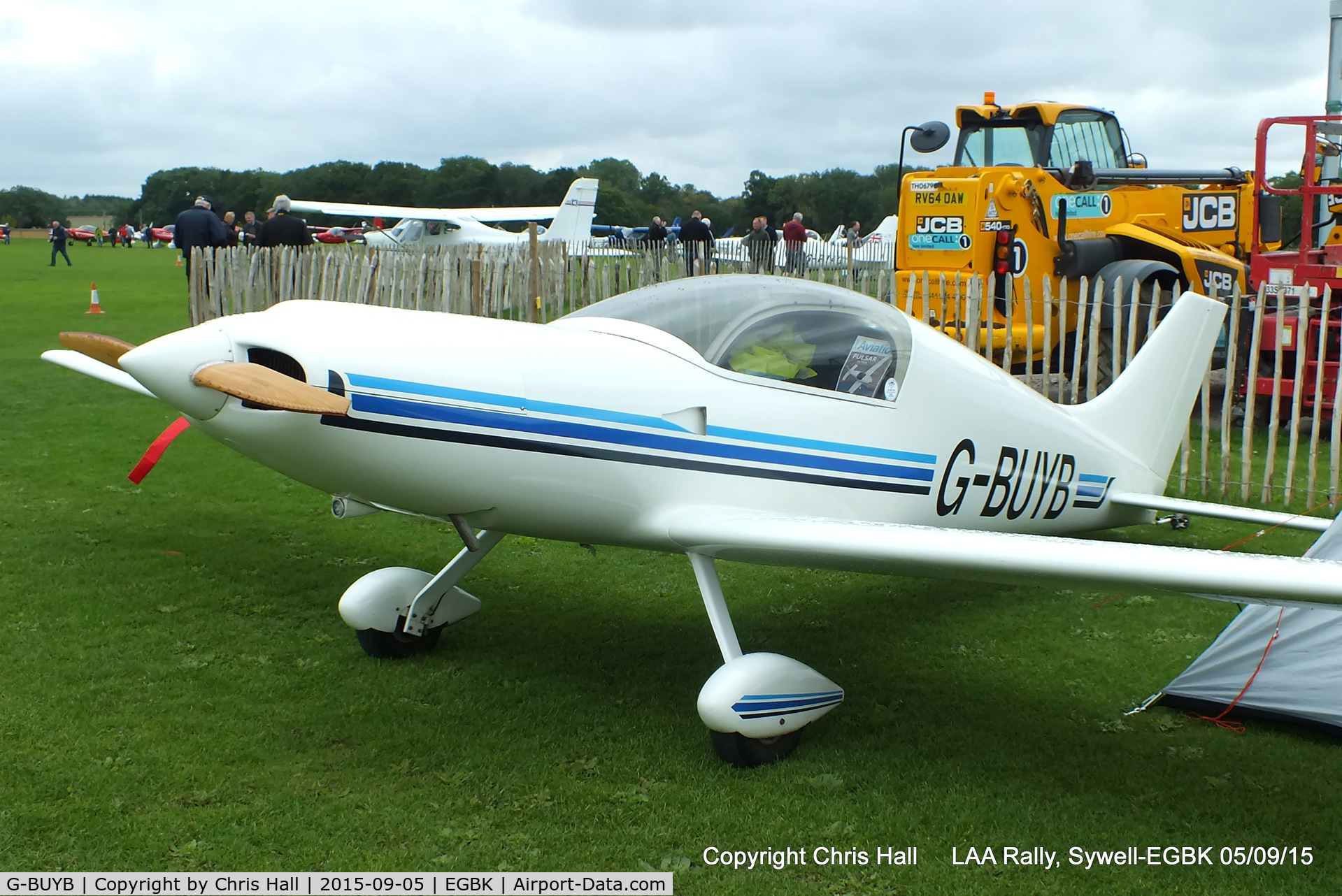 G-BUYB, 1994 Aero Designs Pulsar C/N PFA 202-12193, at the LAA Rally 2015, Sywell