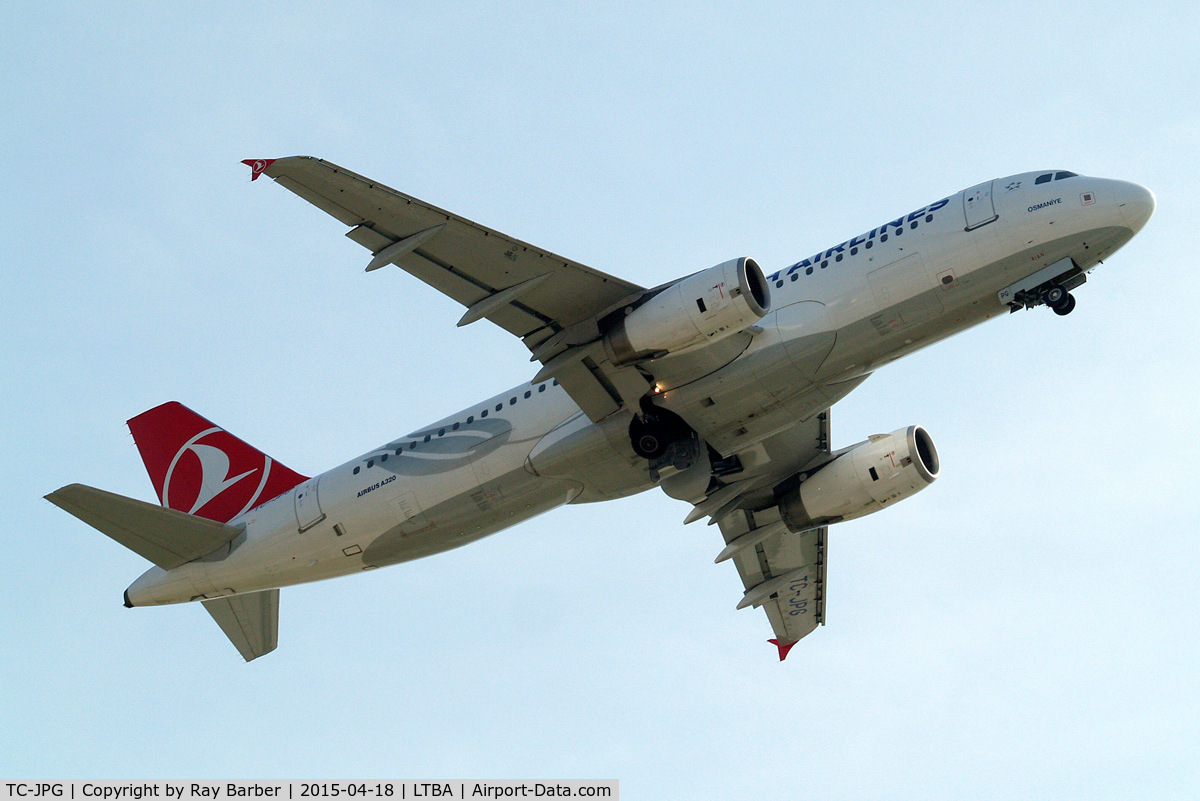 TC-JPG, 2007 Airbus A320-232 C/N 3010, Airbus A320-232 [3010] (THY Turkish Airlines) Istanbul-Ataturk~TC 18/04/2015