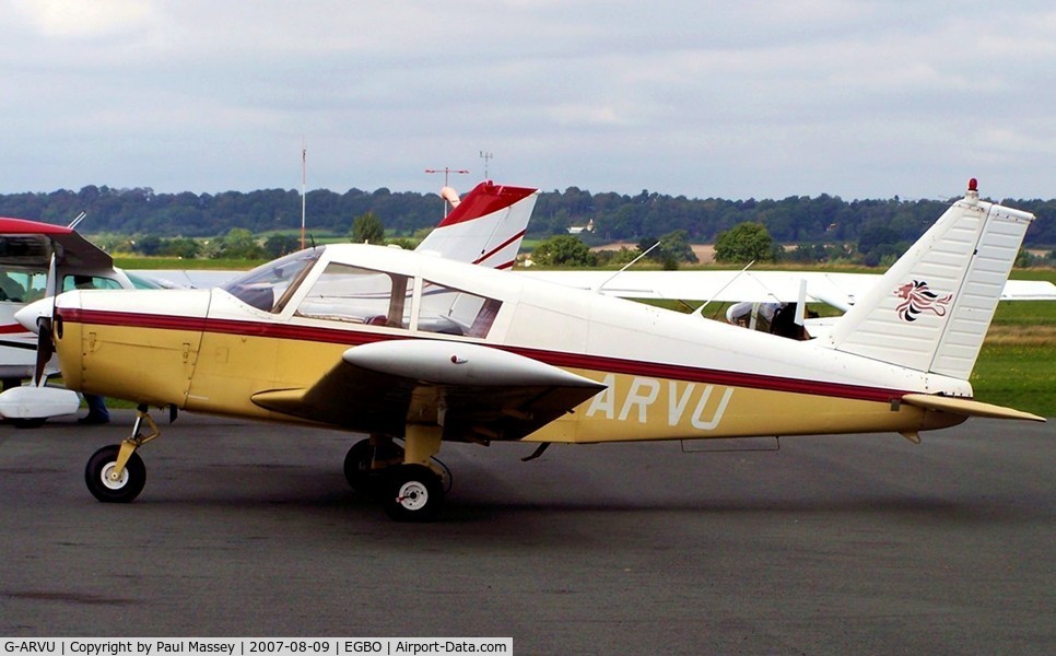 G-ARVU, 1962 Piper PA-28-160 Cherokee Cherokee C/N 28-410, Visiting Aircraft EX:-PH-ONY