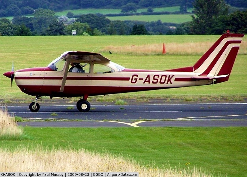 G-ASOK, 1964 Reims F172E Skyhawk C/N 0057, Summer Wings&Wheels visitor