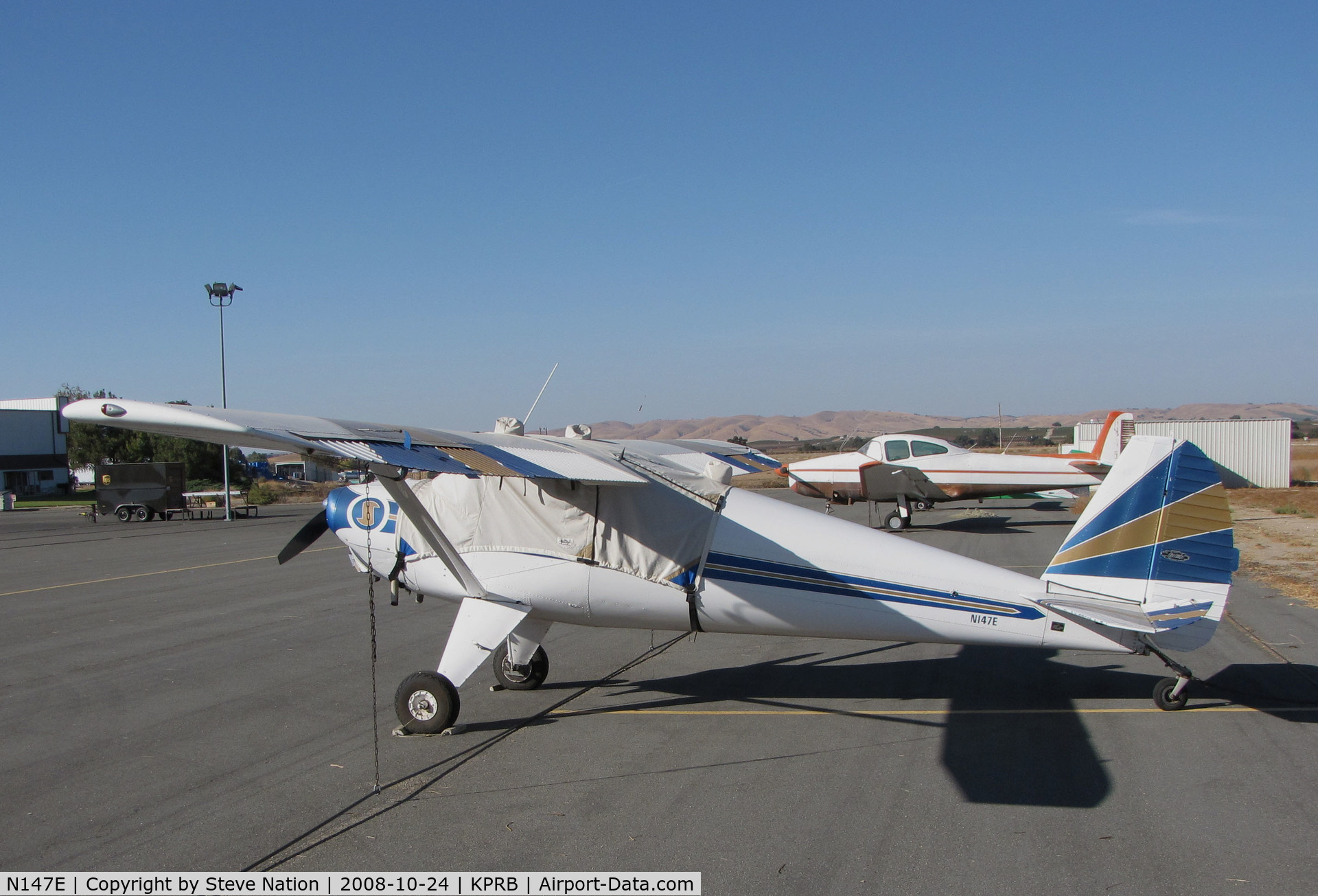 N147E, 1947 Luscombe 8E Silvaire C/N 5256, 1947 Luscombe 8E @ Paso Robles Airport, CA