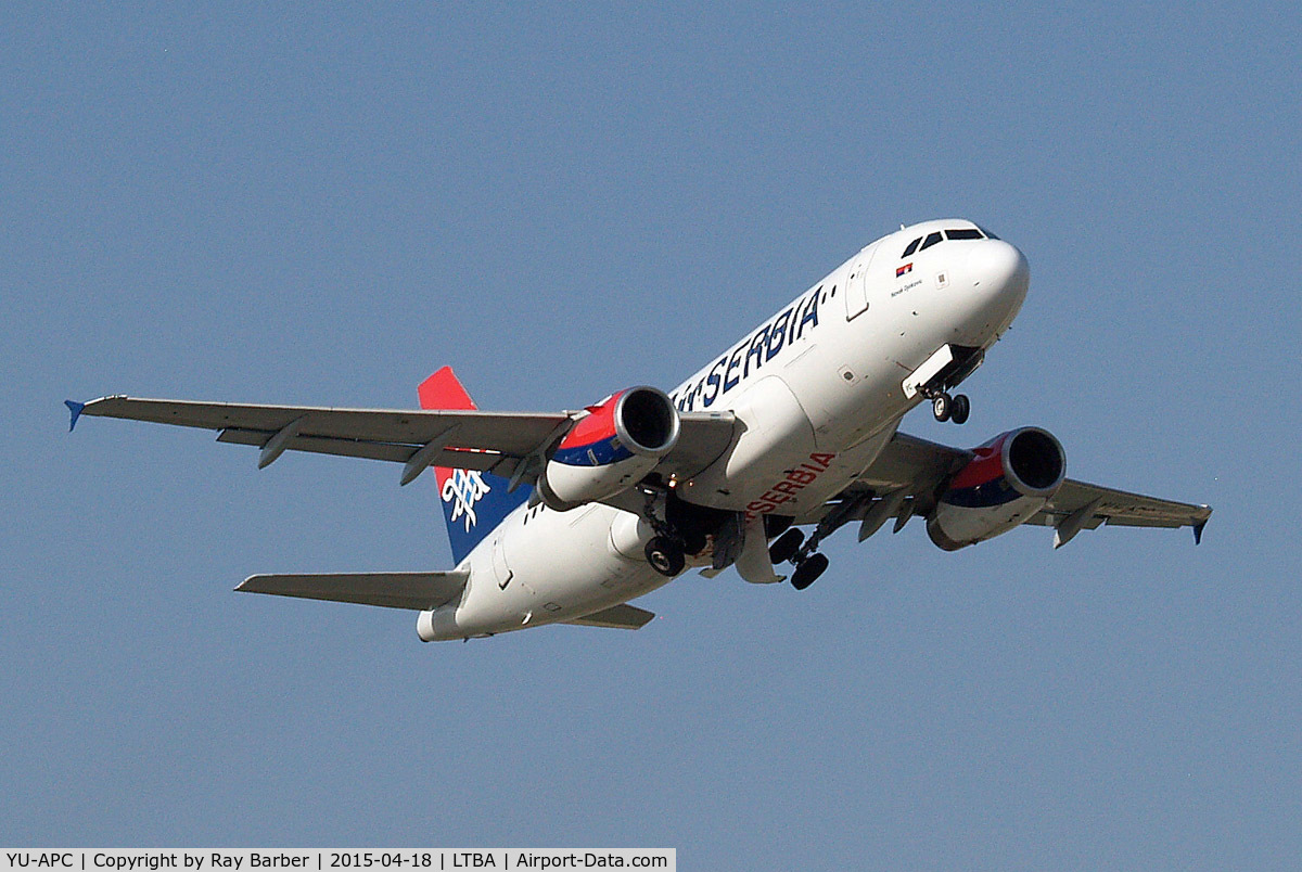 YU-APC, 2005 Airbus A319-132 C/N 2621, Airbus A319-131 [2621] (Air Serbia) Istanbul-Ataturk~TC 18/04/2015