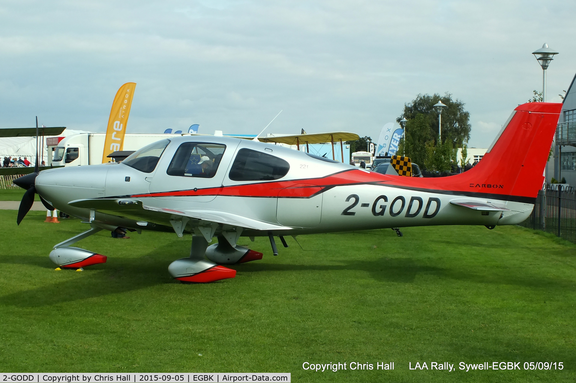 2-GODD, 2015 Cirrus SR22T Perspective G5 C/N 1070, at the LAA Rally 2015, Sywell