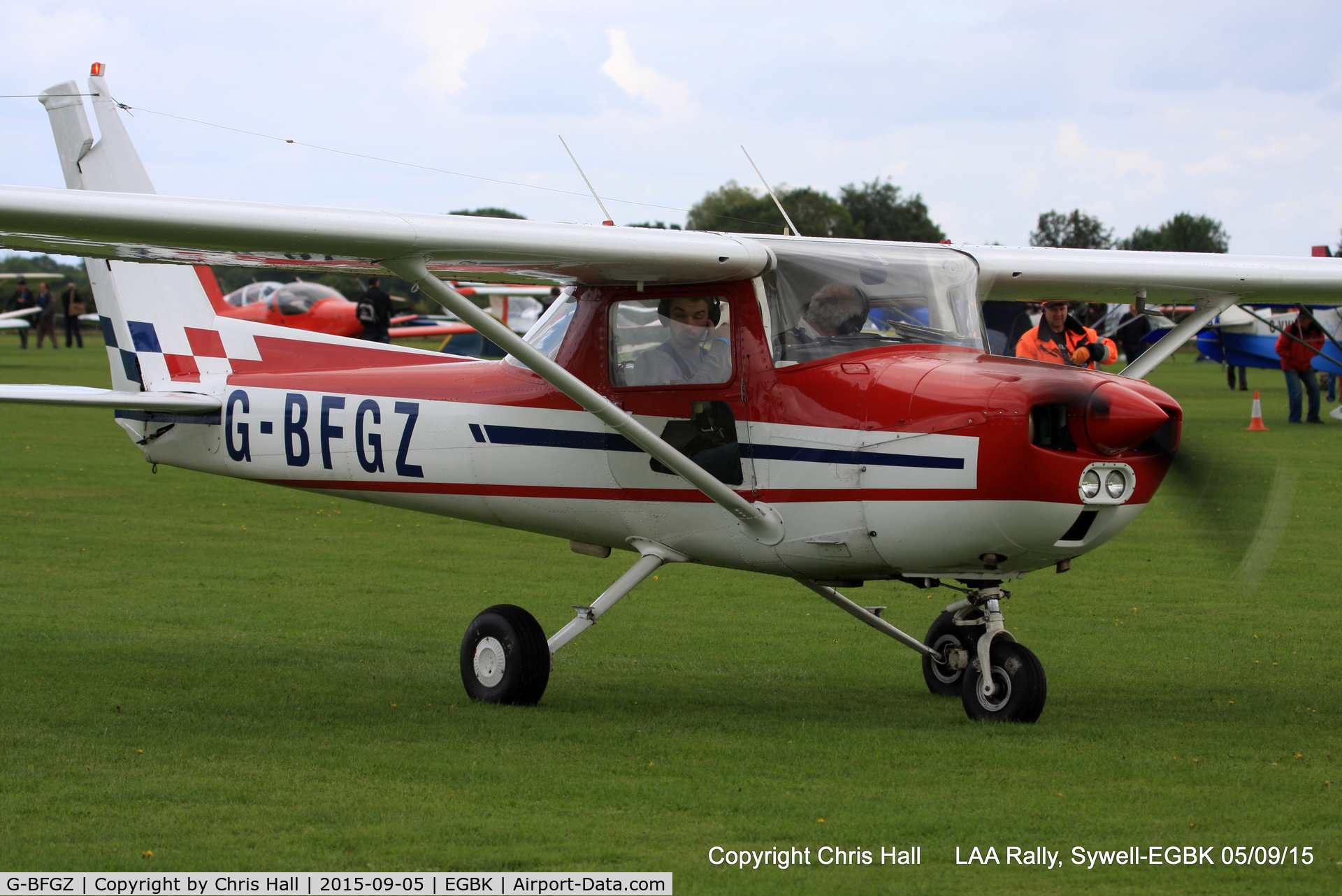 G-BFGZ, 1977 Reims FRA150M Aerobat C/N 0329, at the LAA Rally 2015, Sywell