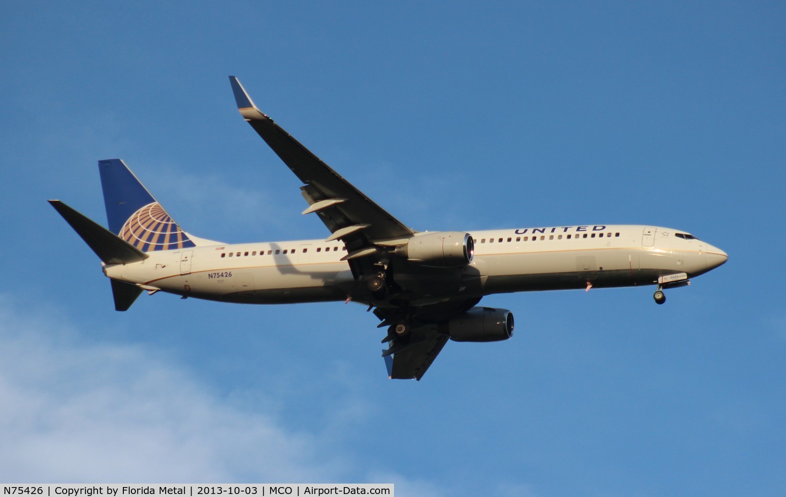 N75426, 2008 Boeing 737-924/ER C/N 31622, United