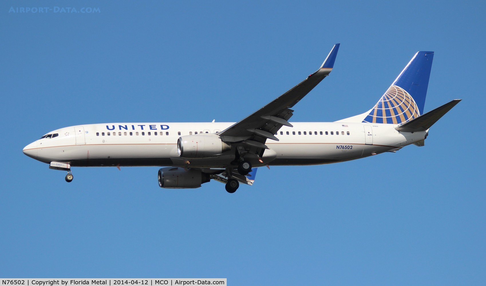 N76502, 2006 Boeing 737-824 C/N 31603, United