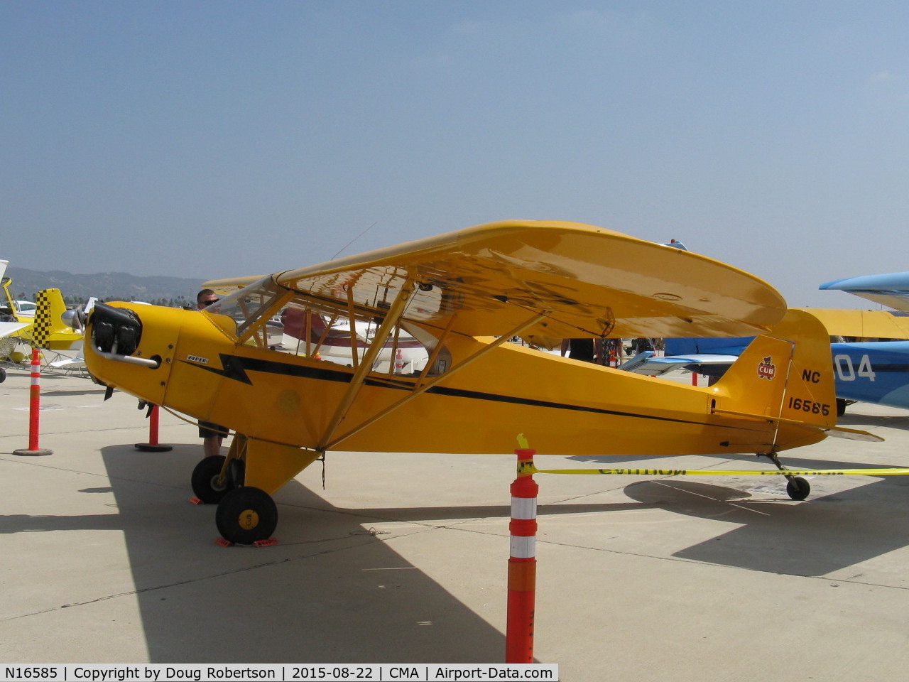 N16585, 1946 Piper J-3C-65 Cub C/N RH 17868, 1946 Piper J3C-65 CUB, Continental C65 65 Hp, Lady owned/flown