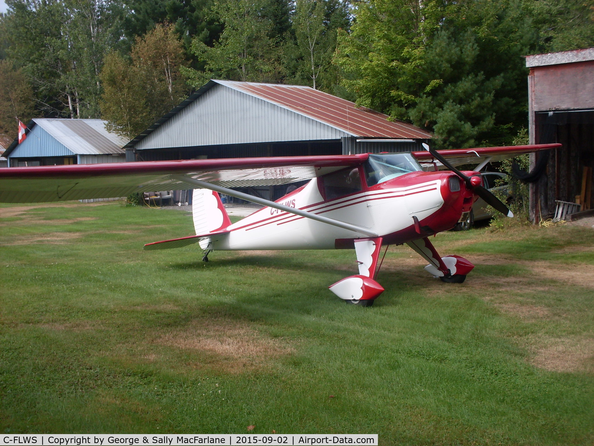 C-FLWS, 1946 Luscombe 8A C/N 4181, Recently restored