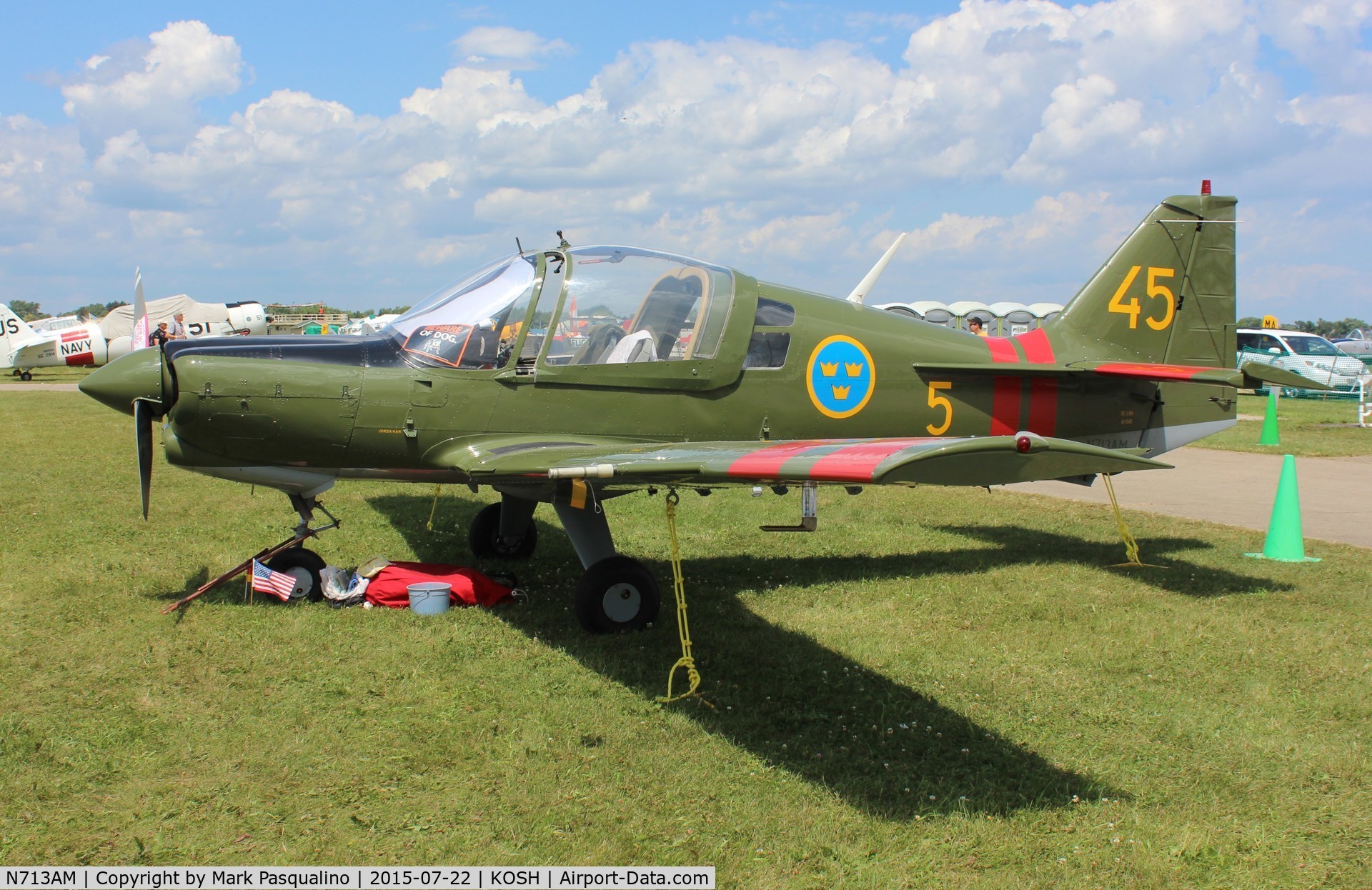 N713AM, 1972 Scottish Aviation Sk.61E Bulldog C/N BH100/157, Scottish Aviation Series 100