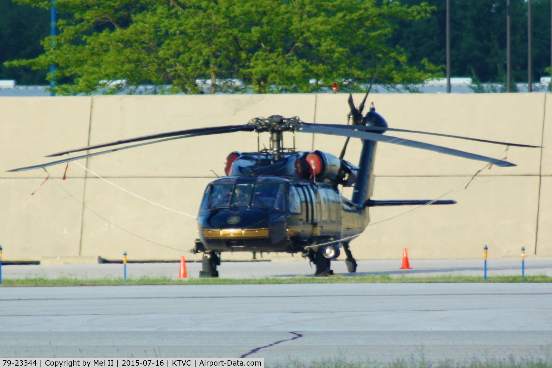 79-23344, 1979 Sikorsky UH-60A Black Hawk C/N 70.0161, US Customs and Border Patrol. Parked.