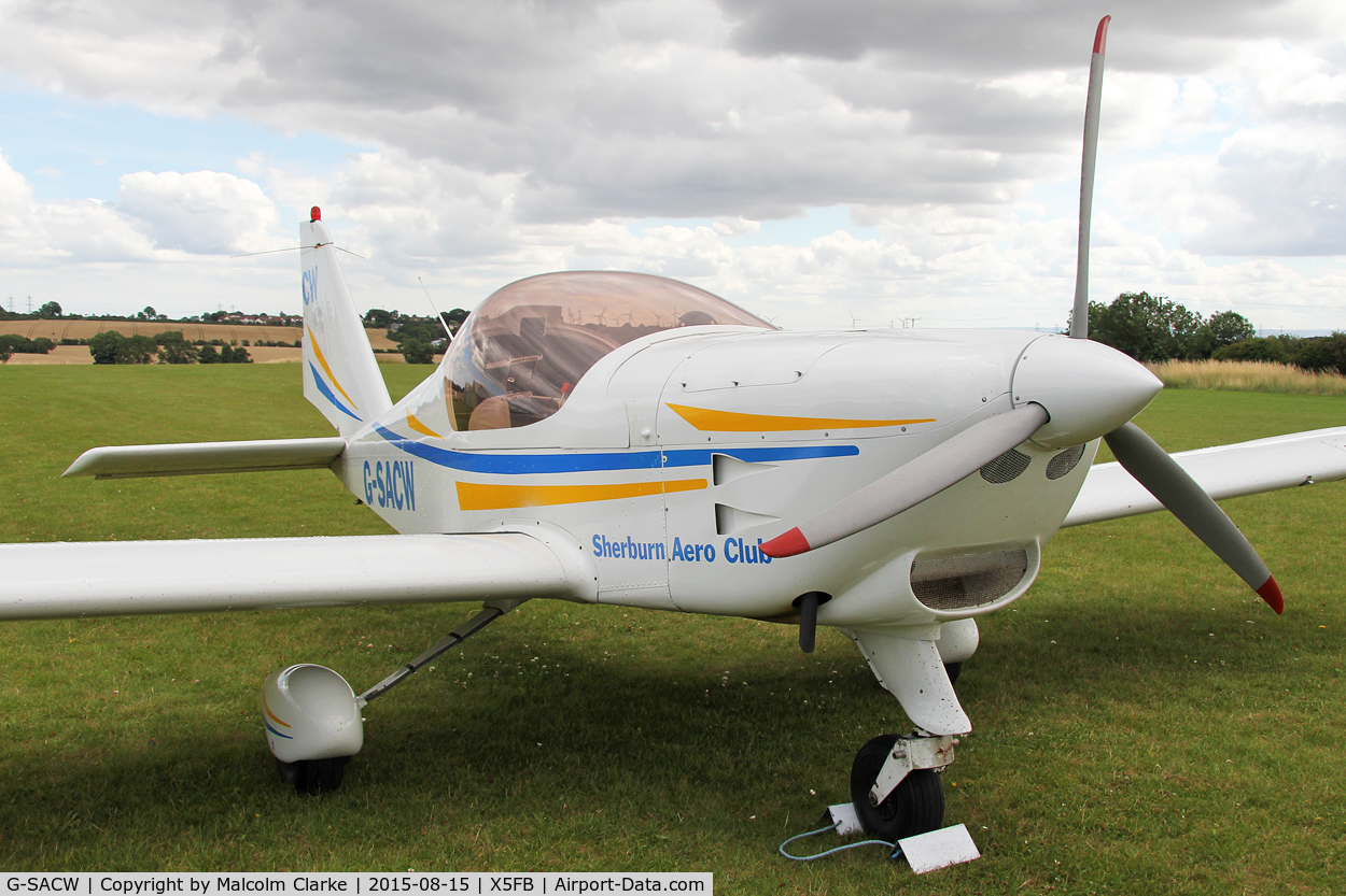 G-SACW, 2011 Aero AT-3 R100 C/N AT3-058, Aero AT-3 R100, Fishburn Airfield, August 15th 2015.