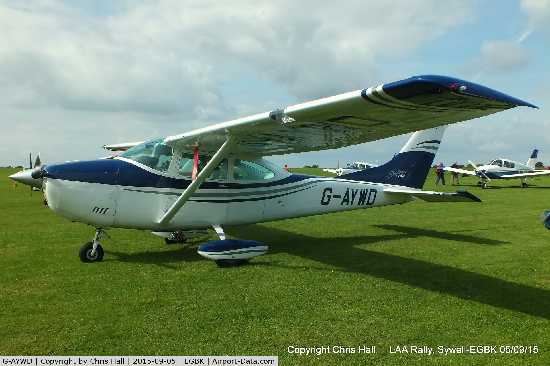 G-AYWD, 1971 Cessna 182N Skylane C/N 182-60468, at the LAA Rally 2015, Sywell