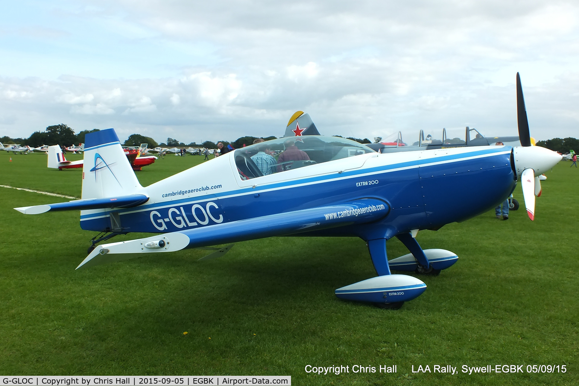G-GLOC, 2007 Extra EA-300/200 C/N 1039, at the LAA Rally 2015, Sywell