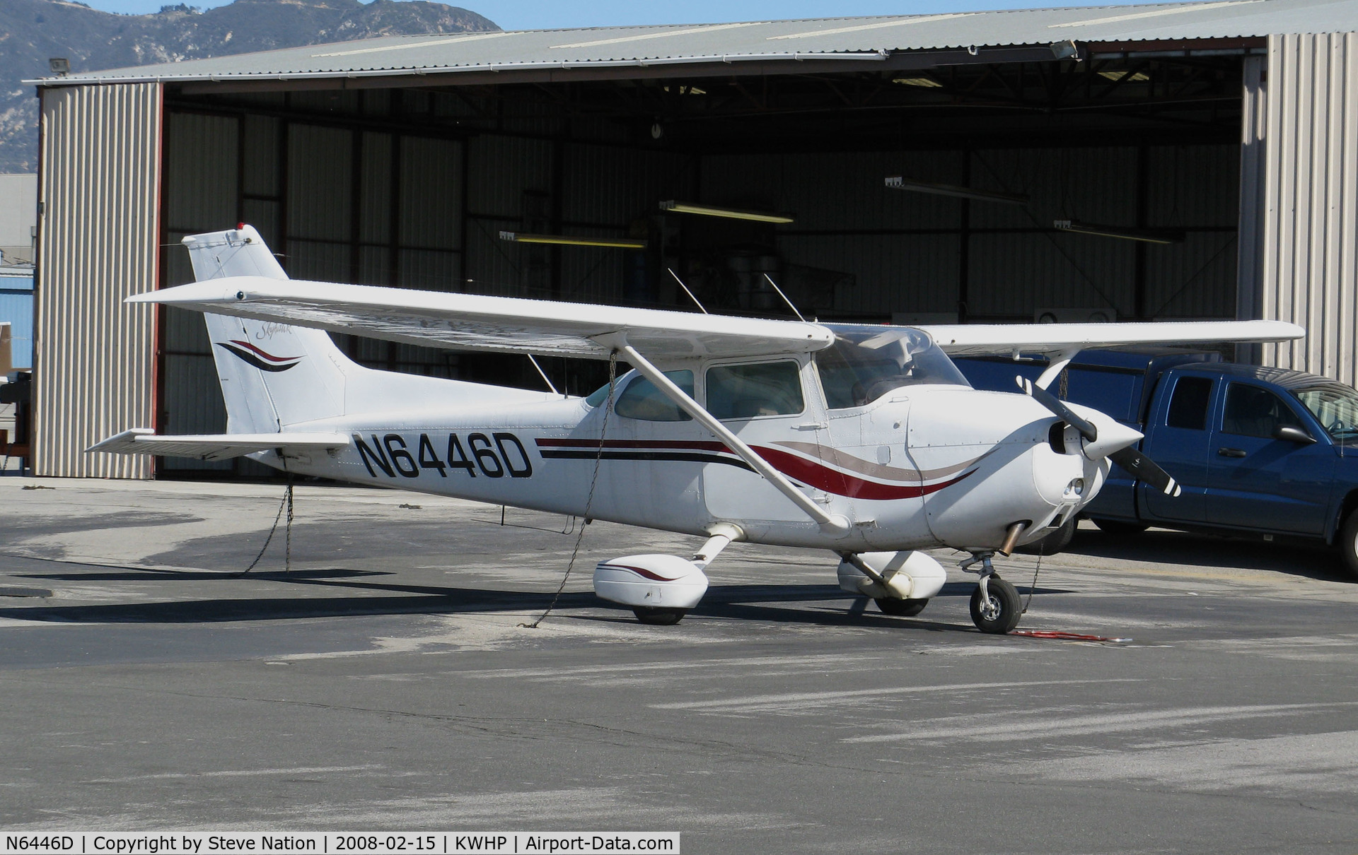 N6446D, 1979 Cessna 172N C/N 17272805, Locally-based 1979 Cessna 172N Skyhawk @ Whiteman Airport, Pacoima, CA (now registered to owner in Florida)