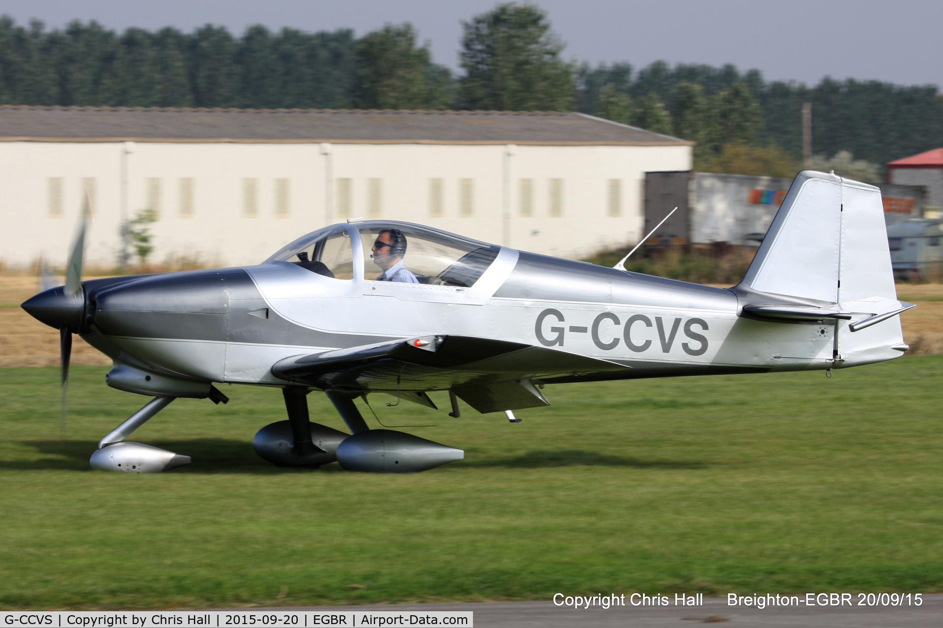 G-CCVS, 2010 Vans RV-6A C/N PFA 181A-13413, at Breighton's Heli Fly-in, 2015
