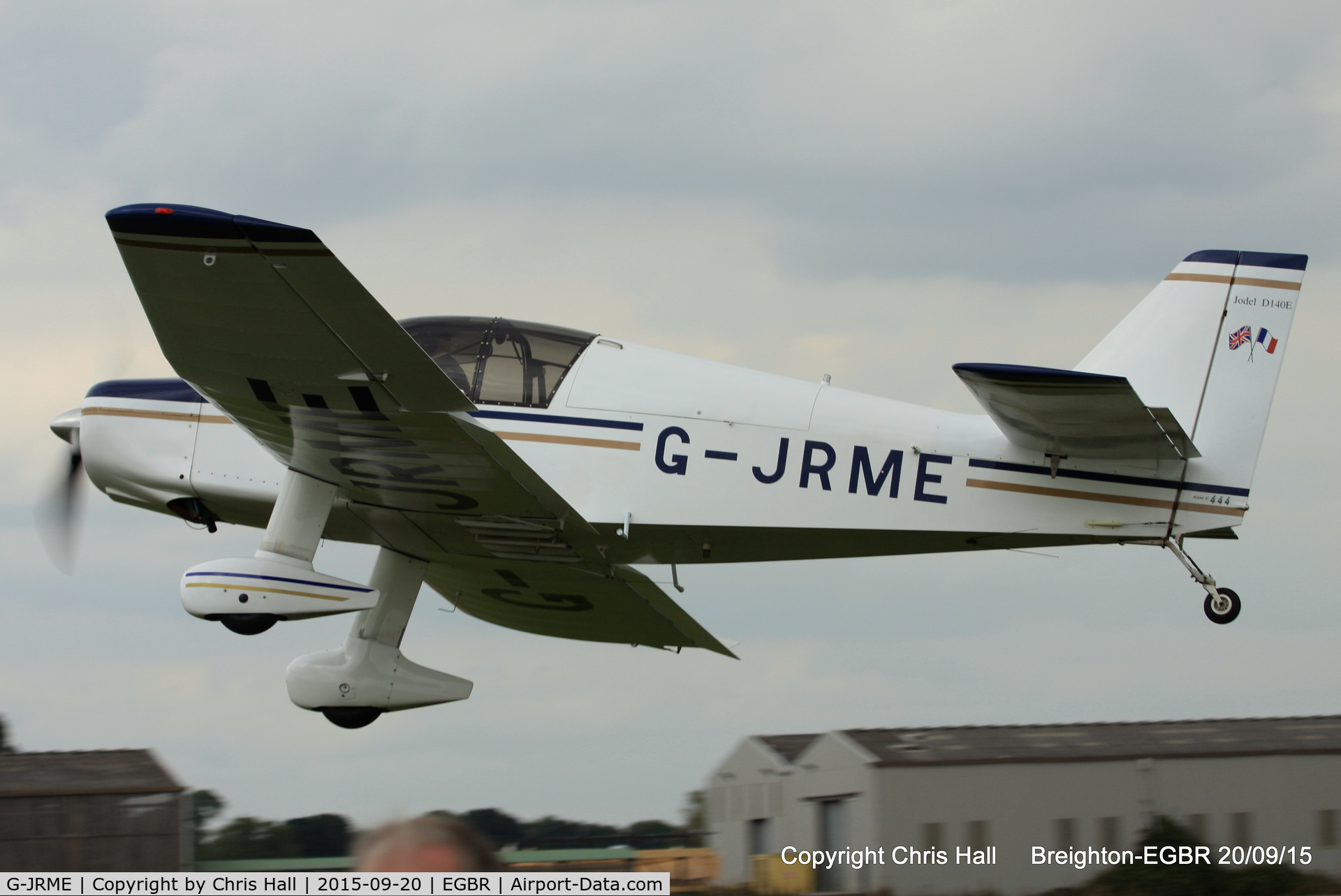 G-JRME, 2009 Jodel D-140E Mousquetaire IV C/N 444/PFA 251-13155, at Breighton's Heli Fly-in, 2015