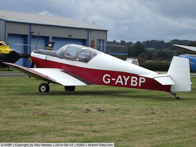 G-AYBP, 1964 Jodel D-112 C/N 1131, Summer Wings&Wheels Fly-In Visitor.EX:-F-PMEK.