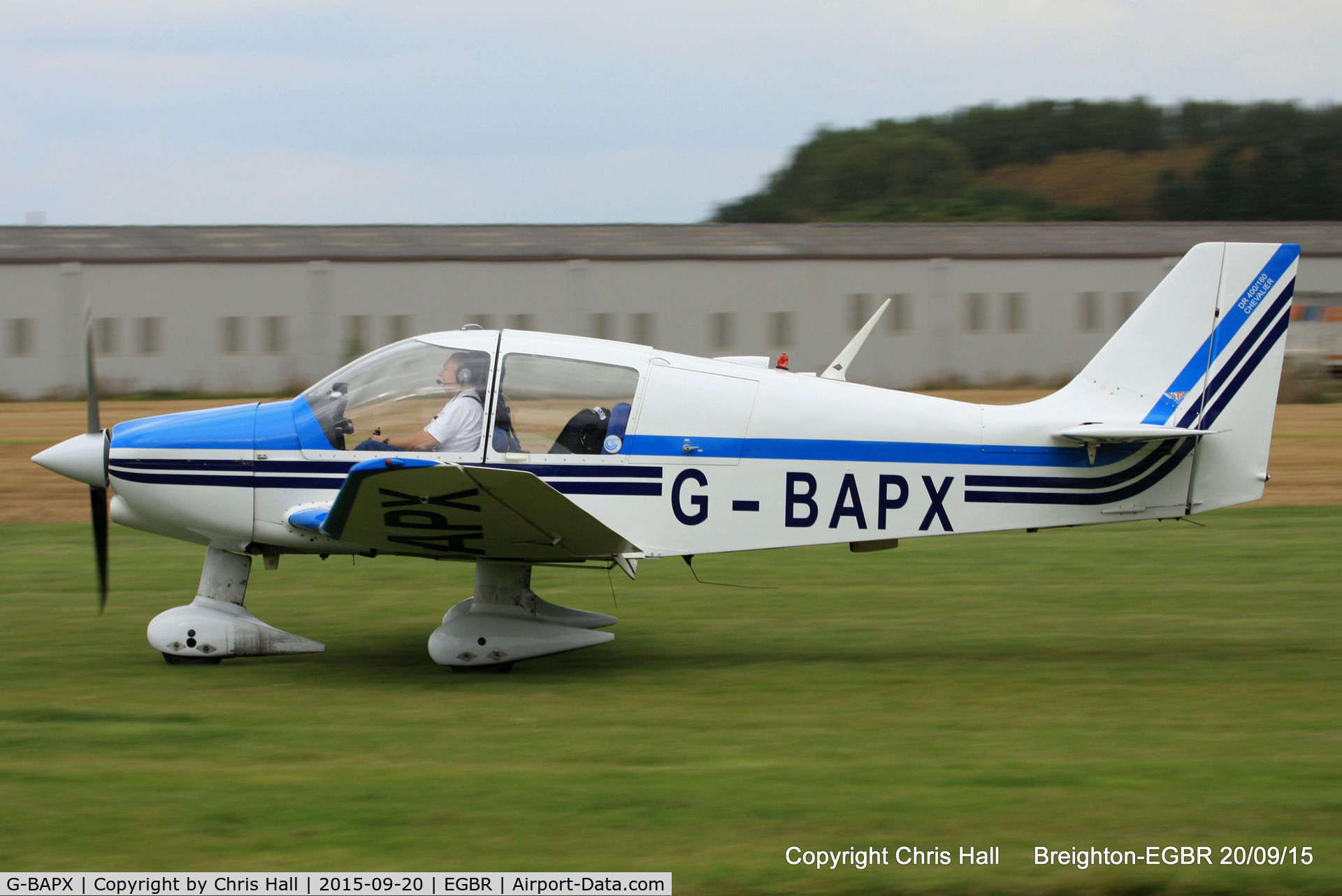G-BAPX, 1972 Robin DR-400-160 Chevalier C/N 789, at Breighton's Heli Fly-in, 2015