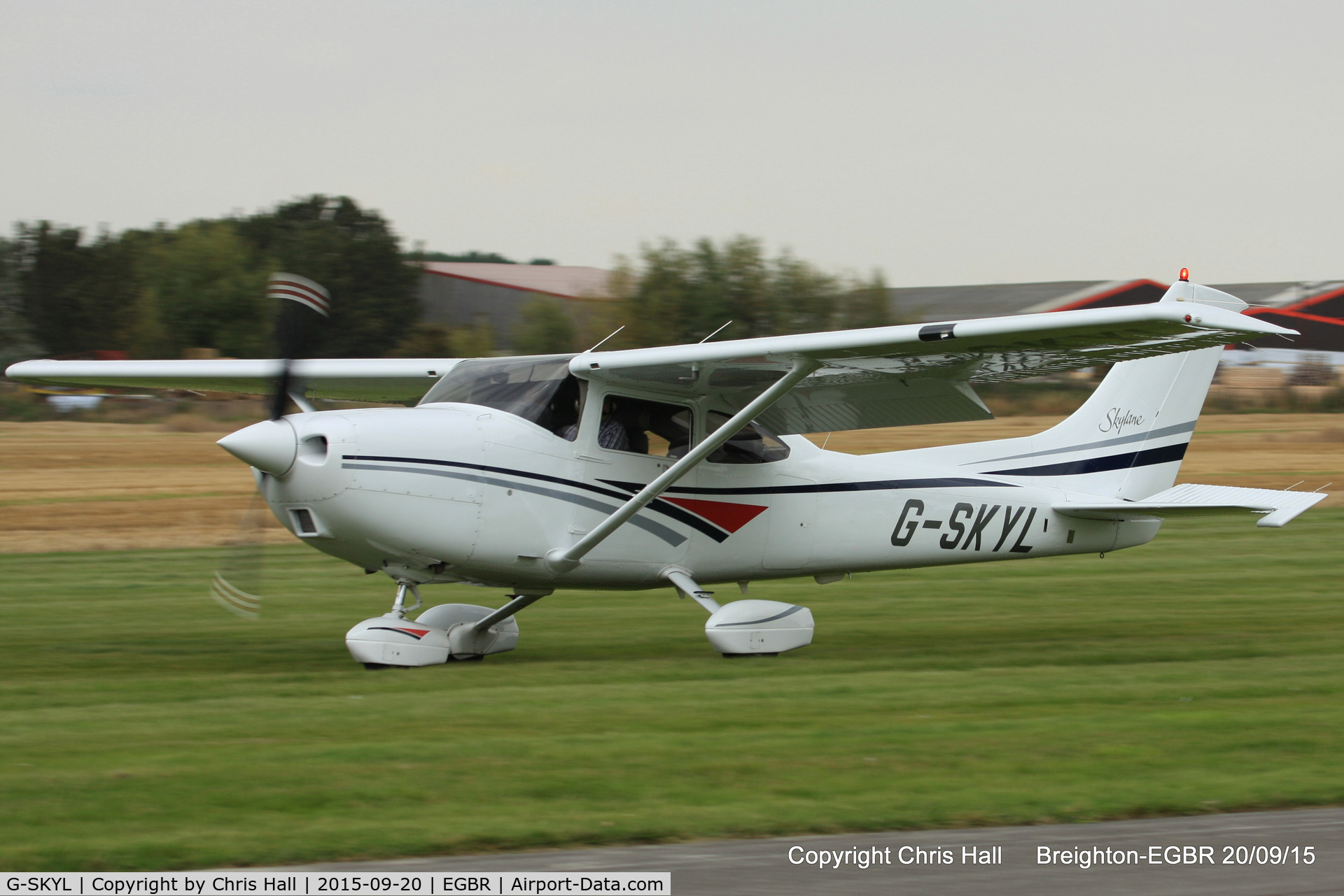 G-SKYL, 1998 Cessna 182S Skylane C/N 18280176, at Breighton's Heli Fly-in, 2015
