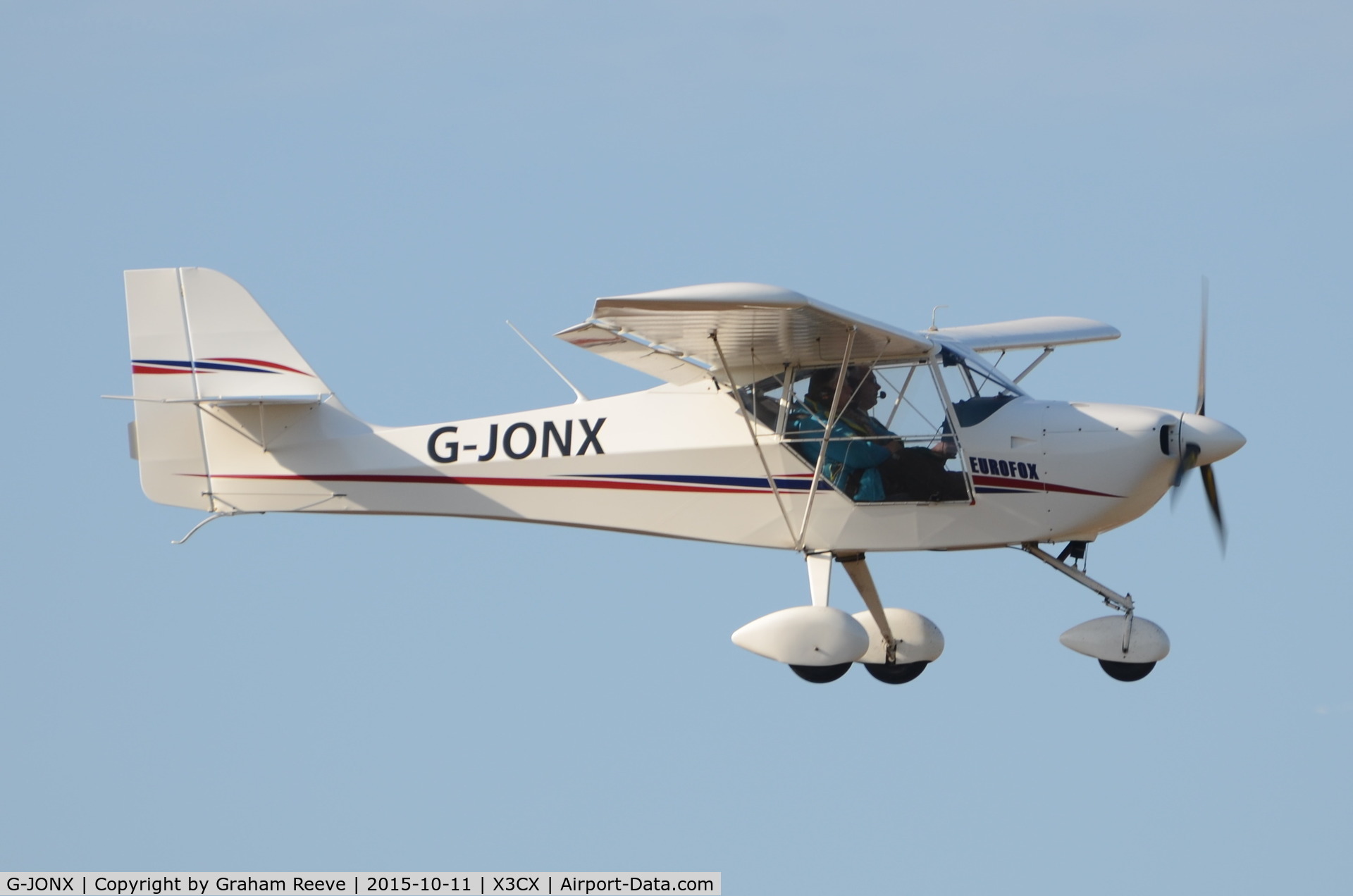 G-JONX, 2010 Aeropro Eurofox 912(1) C/N BMAA/HB/597, Landing at Northrepps.