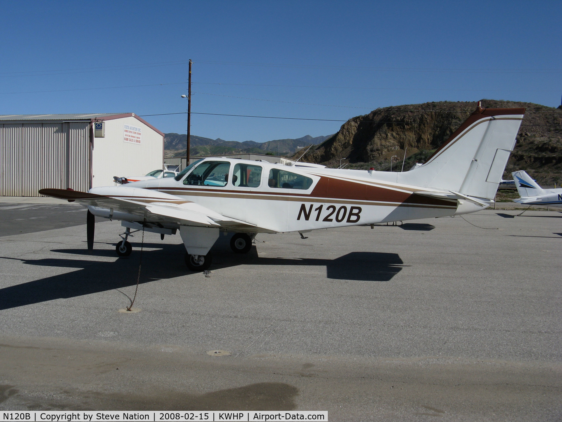 N120B, 1962 Beech 95-A55 Baron C/N TC-230, 1962 Beech 95-A55 Baron @ Whiteman Airport, Pacoima, CA