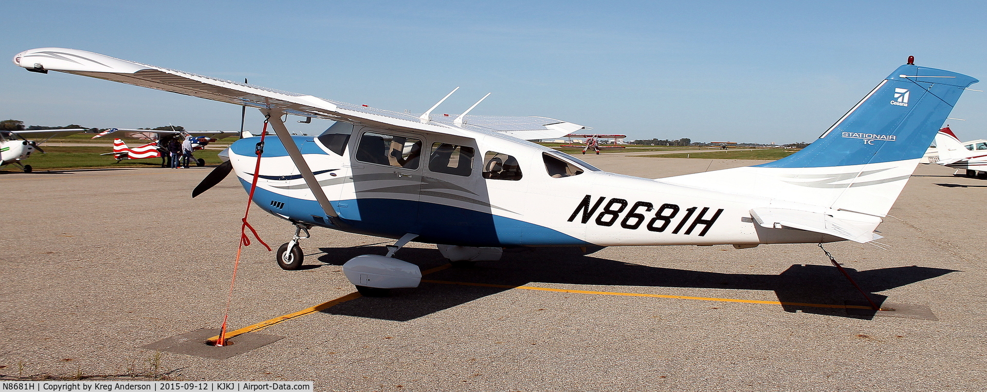 N8681H, 2006 Cessna T206H Turbo Stationair C/N T20608681, 2015 Moorhead Airport Fly-in