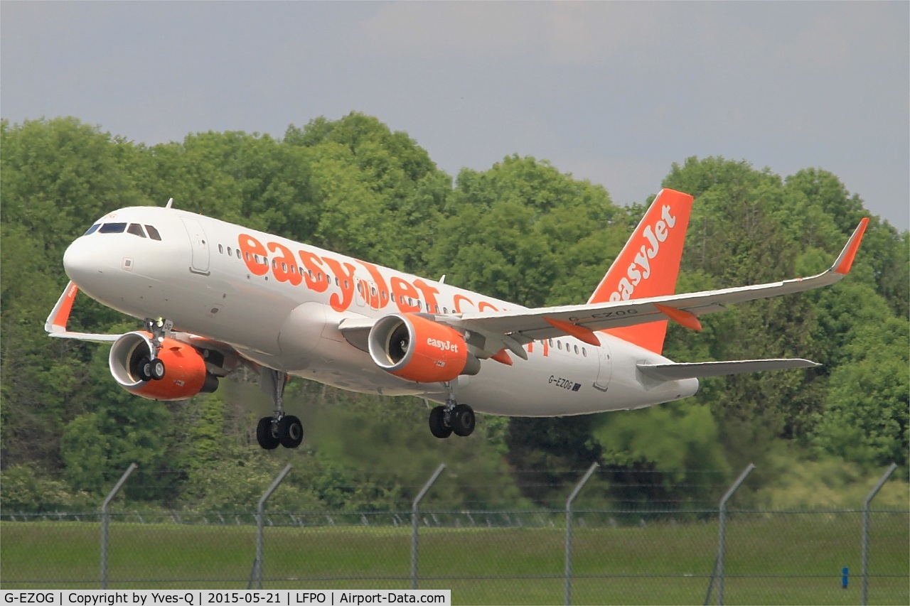 G-EZOG, 2015 Airbus A320-214 C/N 6541, Airbus A320-214, Take off Rwy 24, Paris-Orly Airport (LFPO-ORY)
