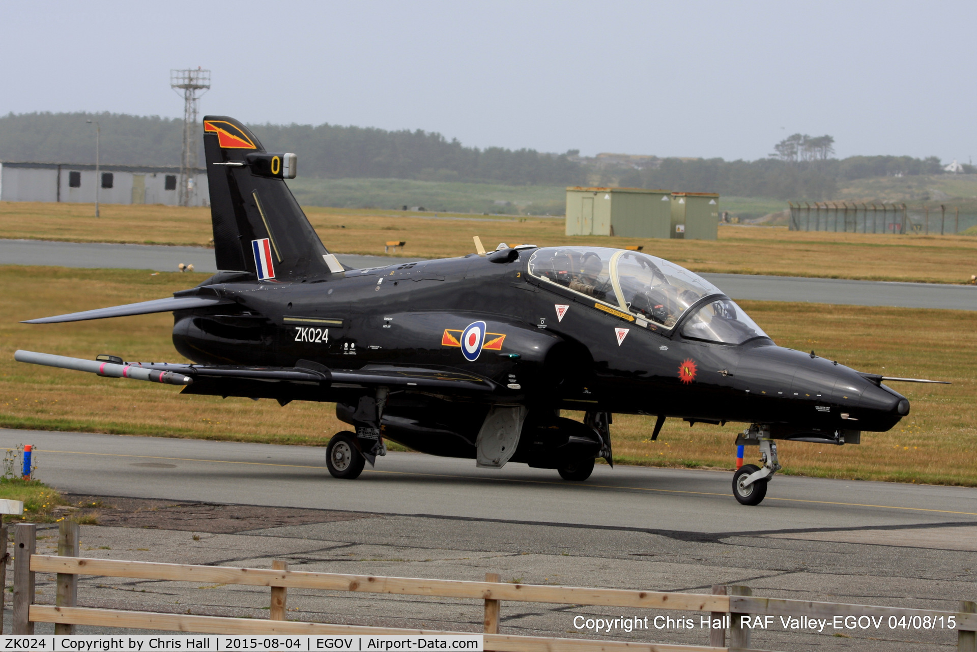 ZK024, 2009 British Aerospace Hawk T2 C/N RT015/1253, RAF IV Sqn