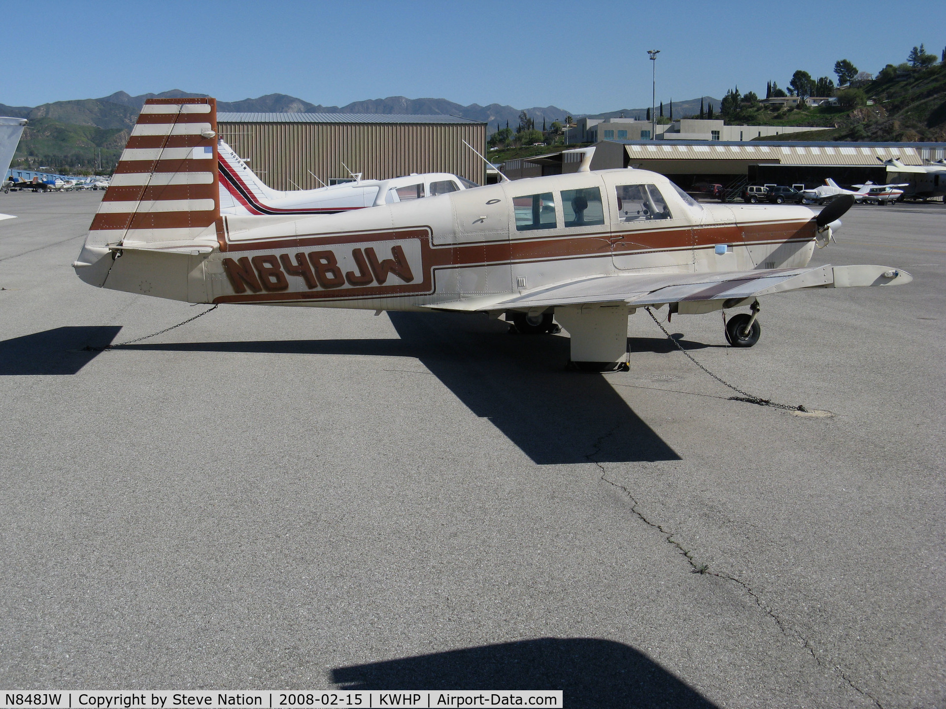 N848JW, 1967 Mooney M20F Executive C/N 680121, Locally-based 1967 Mooney M20F Executive @ Whiteman Airport, Pacoima, CA
