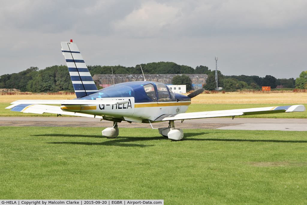 G-HELA, 1980 Socata TB-10 Tobago C/N 135, Socata TB-10 Tobago  at The Real Aeroplane Club's Helicopter Fly-In, Breighton Airfield, September 20th 2015.