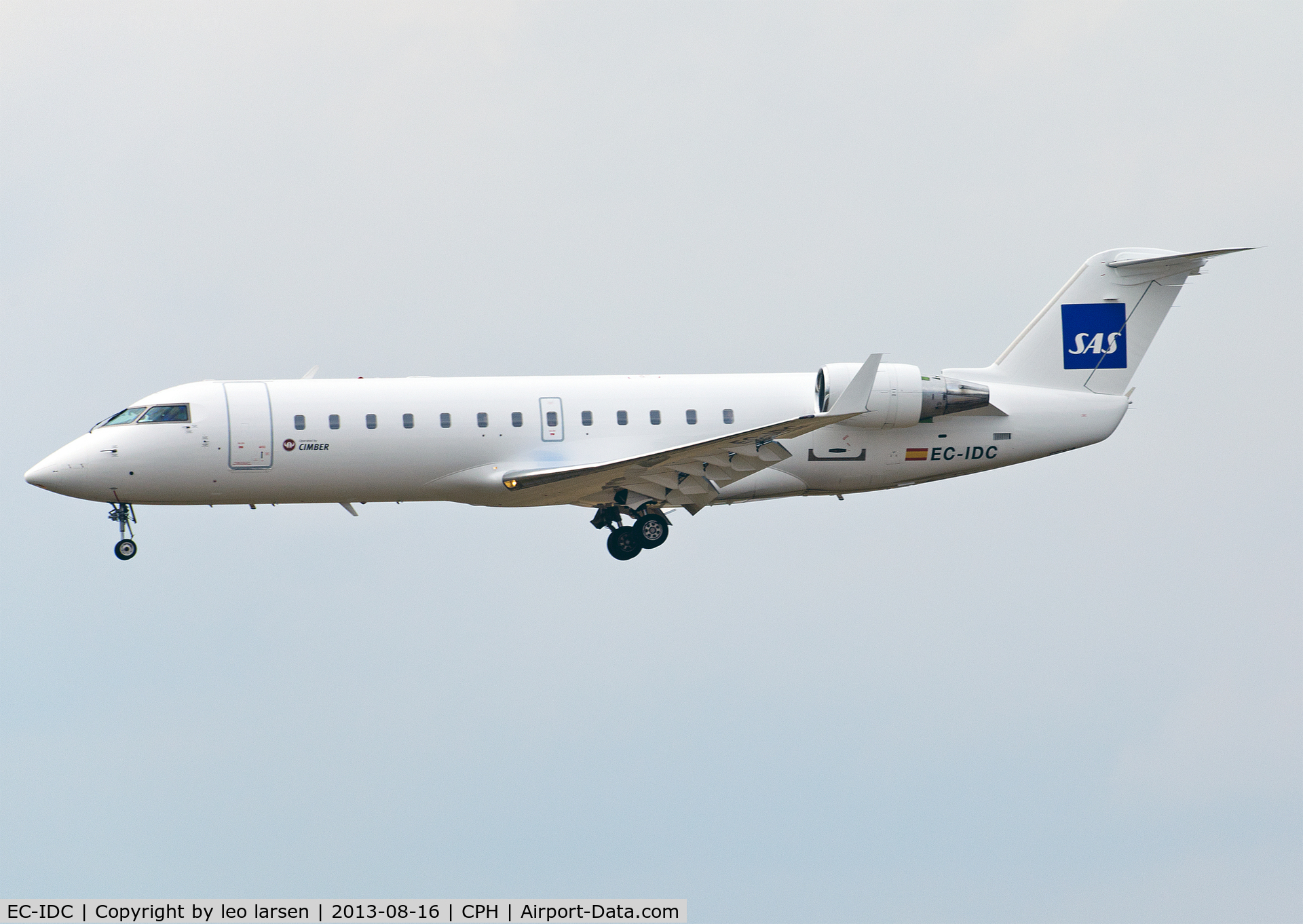 EC-IDC, 2002 Bombardier CRJ-200ER (CL-600-2B19) C/N 7622, Copenhagen 16.8.13