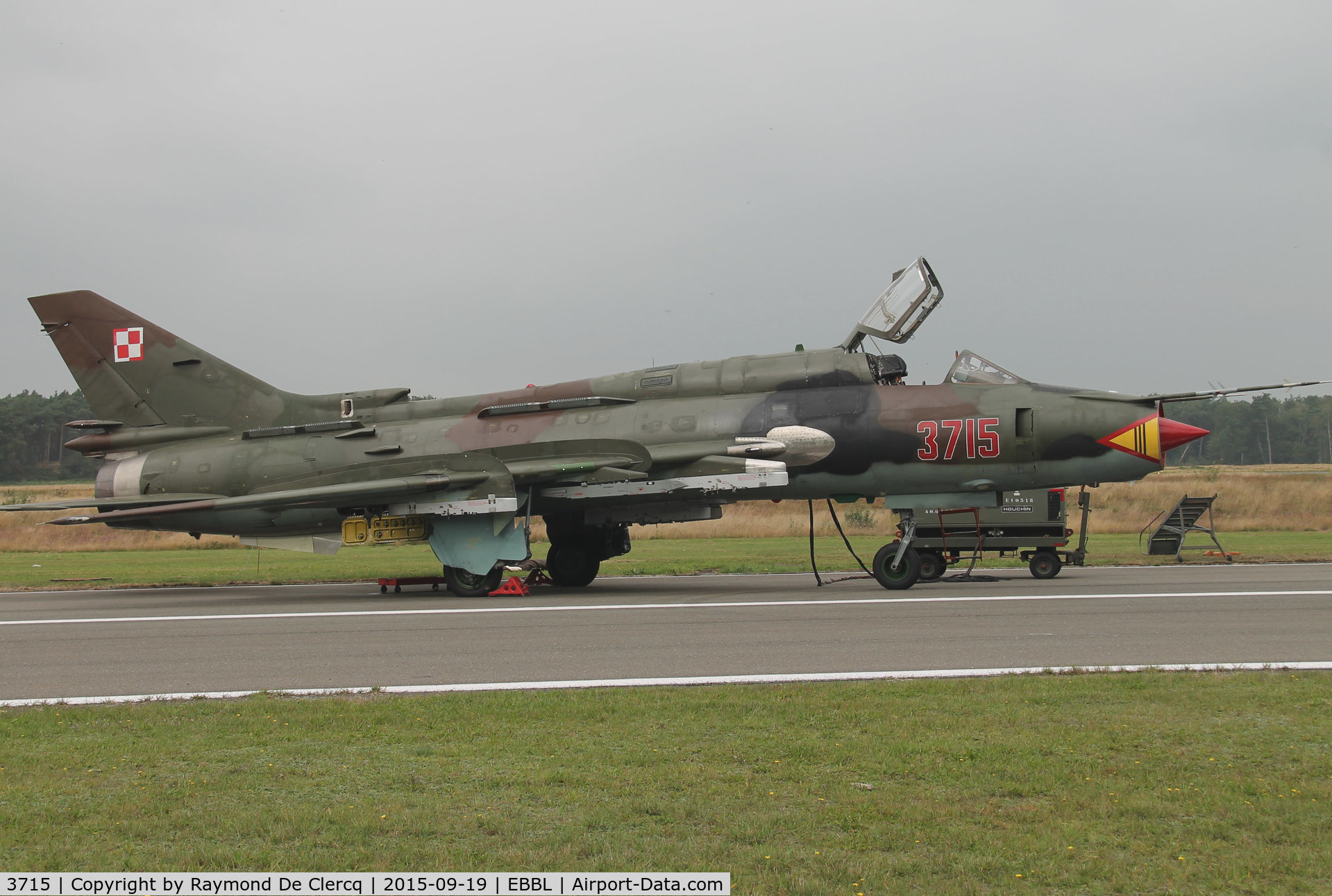 3715, Sukhoi Su-22M-4 C/N 37715, Spottersday at Kleine Brogel.