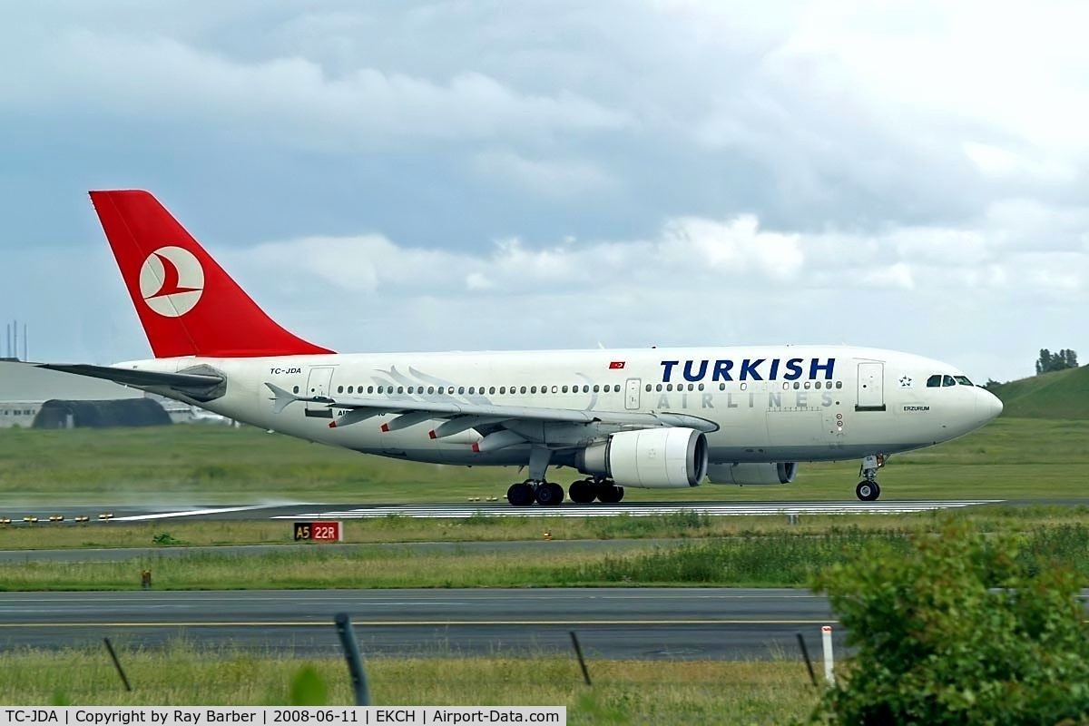 TC-JDA, 1989 Airbus A310-304 C/N 496, Airbus A310-304 [496] (THY Turkish Airlines) Copenhagen-Kastrup~OY 10/062008