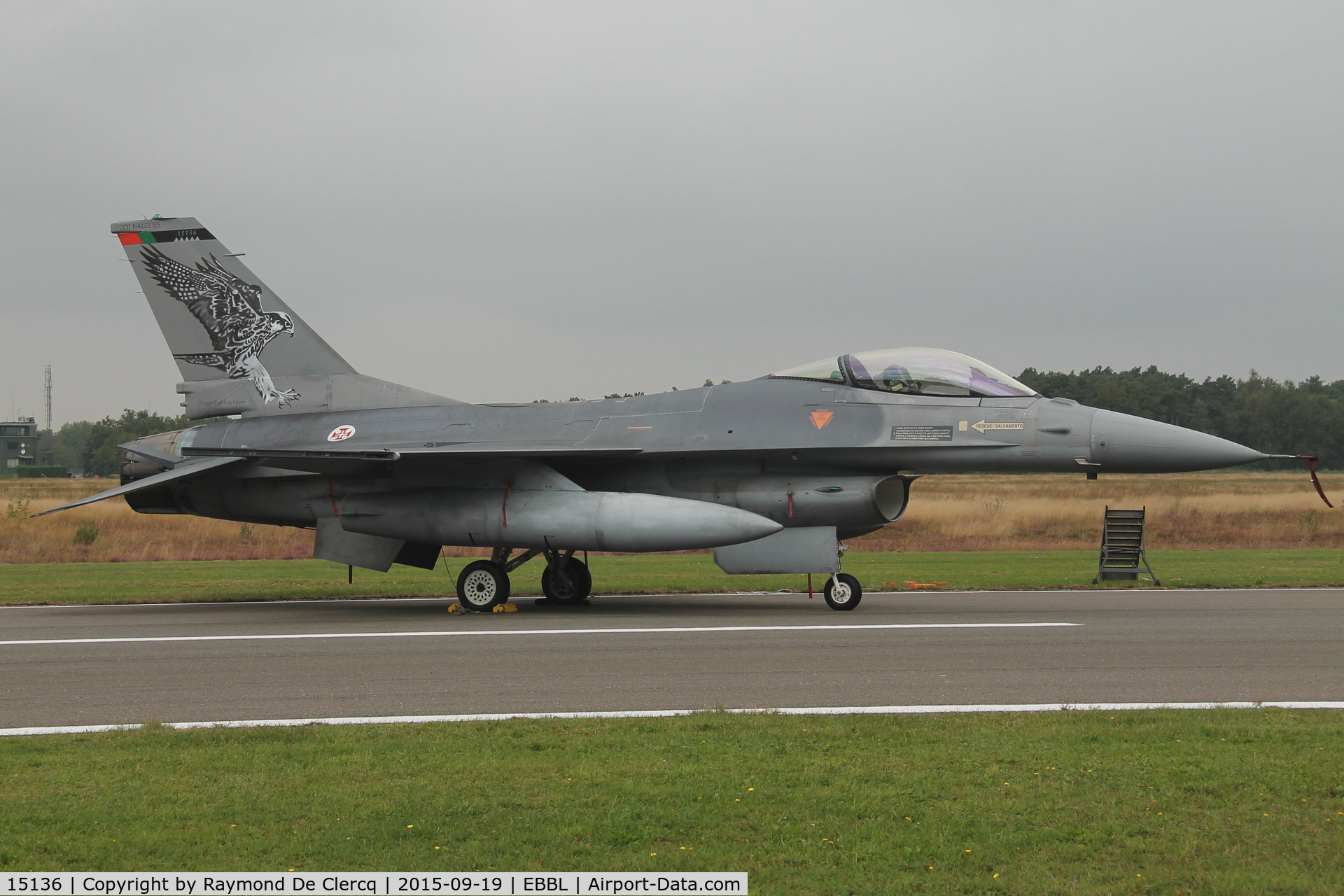 15136, 1983 General Dynamics F-16AM Fighting Falcon C/N 61-634/M17-20, Spottersday at Kleine Brogel.