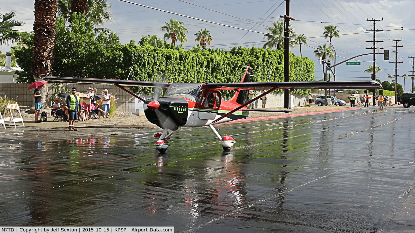 N7TD, 2014 Glasair GS-2 Sportsman C/N 7371, Parade of Planes 2015 - Palm Springs
