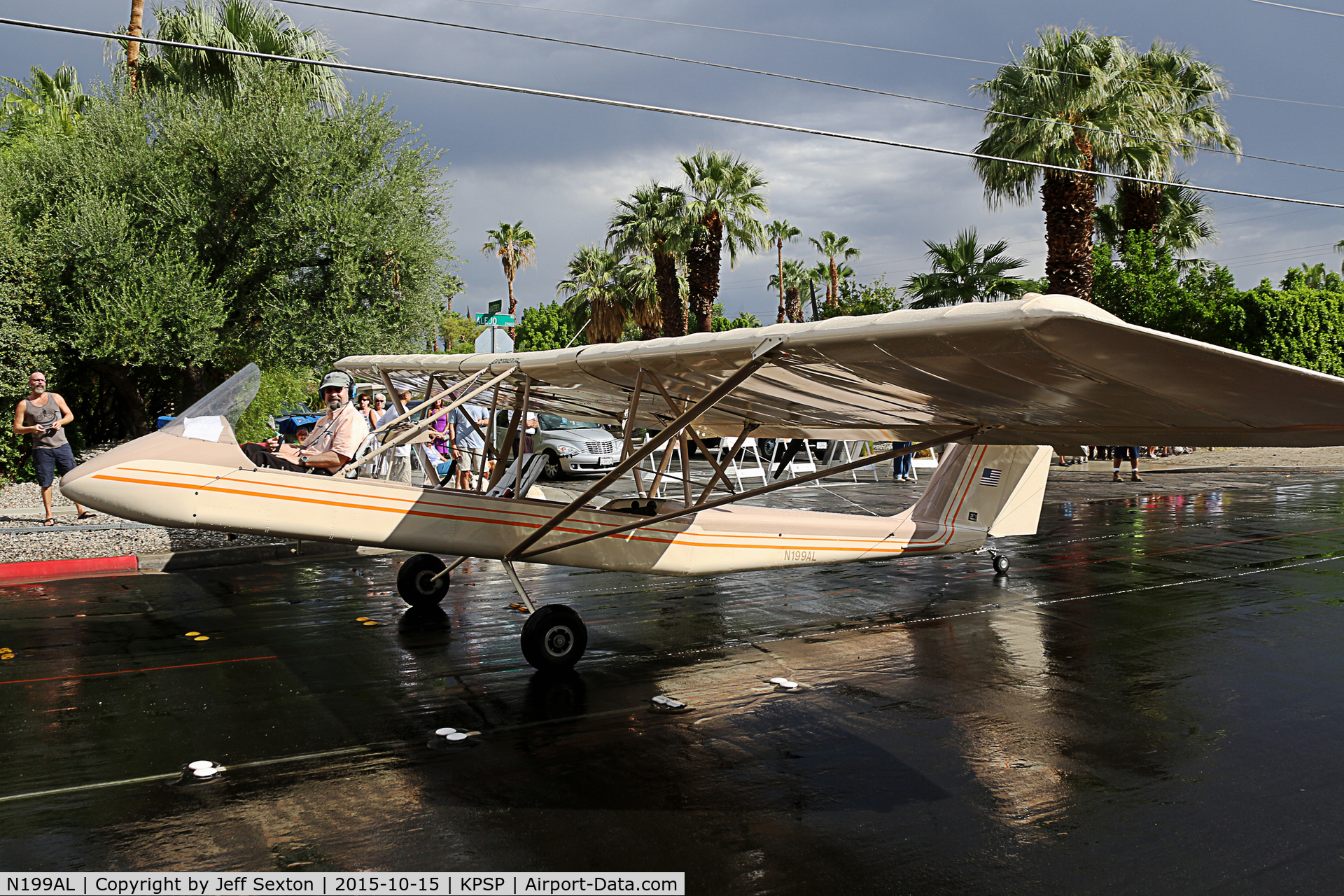 N199AL, 2014 Lockwood Aircam C/N AC099, Parade of Planes 2015 -  Palm Springs