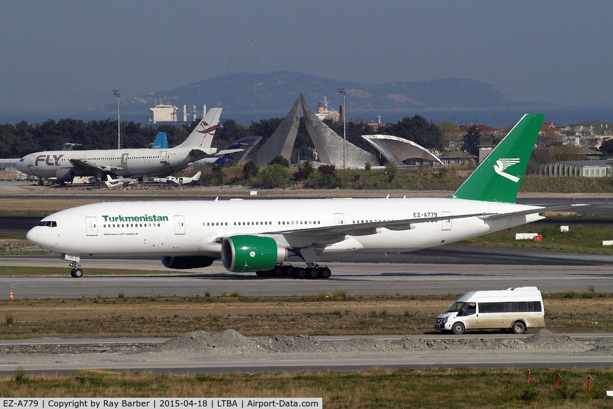 EZ-A779, 2014 Boeing 777-22K/LR C/N 42297, Boeing 777-22KLR [42297] (Turkmenistan Airlines) Istanbul-Ataturk~TC 18/04/2015