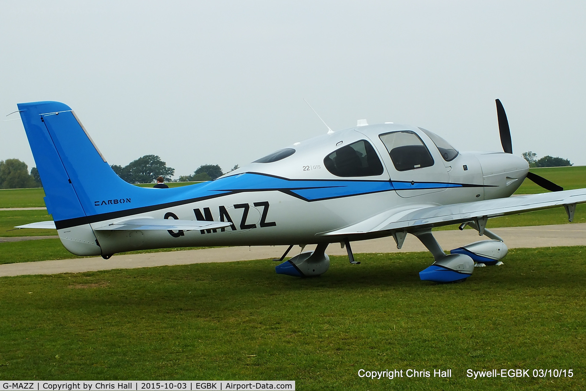 G-MAZZ, 2014 Cirrus SR22 C/N 4135, at The Radial And Training Aircraft Fly-in