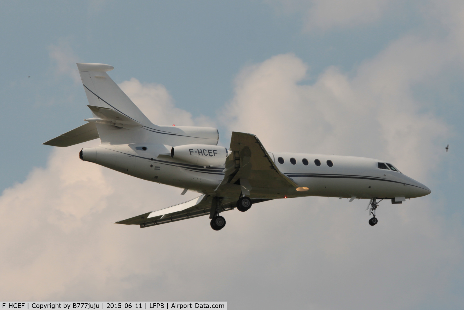 F-HCEF, 2001 Dassault Falcon 50EX C/N 306, at Le Bourget with new peint