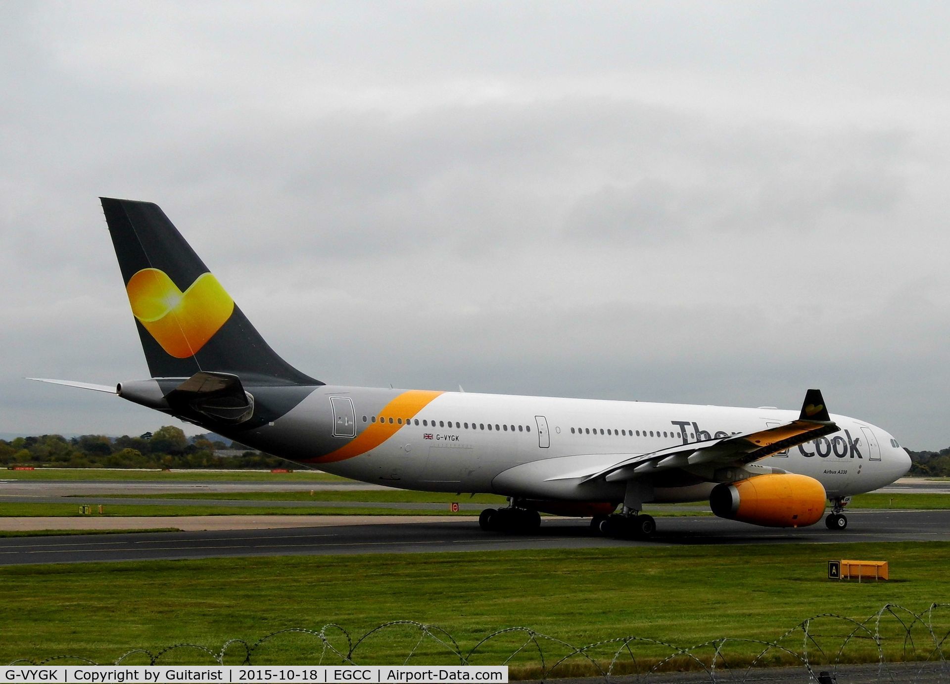G-VYGK, 2014 Airbus A330-243 C/N 1498, At Manchester