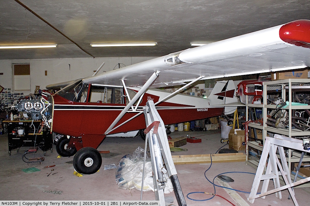 N4103M, 1947 Piper PA-12 Super Cruiser C/N 12-3000, 1947 Piper PA-12, c/n: 12-3000 at Cape Cod Airport